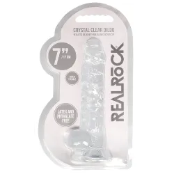 Real Rock Crystal Gode Crystal Clear 14 x 3.5cm Transparent